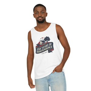 250 Years of Independence Tank Top, 1776–2026 Patriotic Fourth July Tee - Tops - s