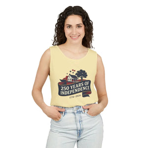250 Years of Independence Tank Top, 1776–2026 Patriotic Fourth July Tee - Tops - s