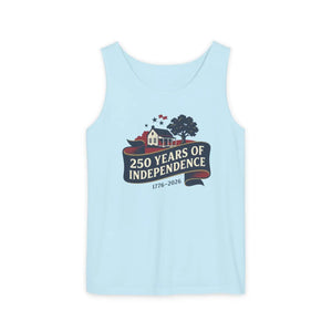 250 Years of Independence Tank Top, 1776–2026 Patriotic Fourth July Tee - Tops - s
