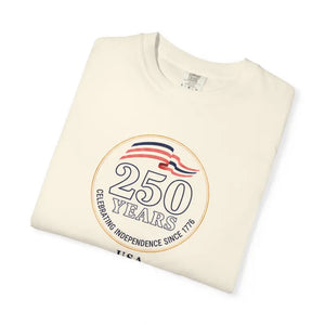 T-shirt - 250 Years Independence Usa Patriotic Anniversary Tee - Dipaliz