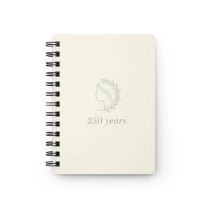 250 Years Laurel Profile Spiral Bound Journal - Commemorative Anniversary Notebook - Journals