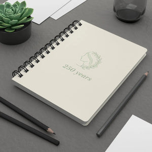 250 Years Laurel Profile Spiral Bound Journal - Commemorative Anniversary Notebook - Journals