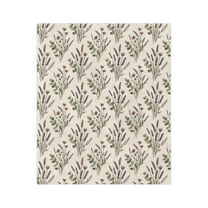 Lavender bud detail from the DipaliZ botanical blanket design