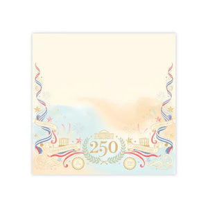 250th Anniversary Decorative Note Pads - Patriotic Sticky Notes - Dipaliz - 4’’ x / White - Paper Products