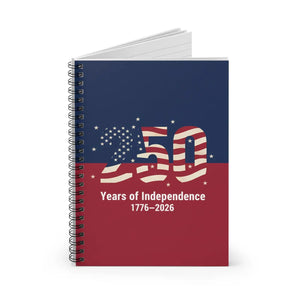 250th Anniversary Independence Spiral Notebook - Dipaliz - Journals