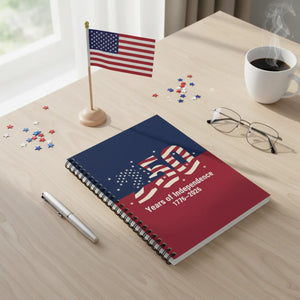 250th Anniversary Independence Spiral Notebook - Dipaliz - Journals