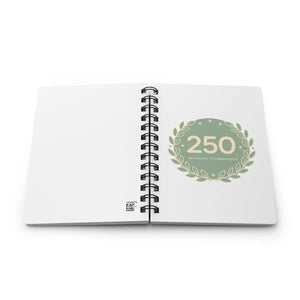 250th Anniversary Journal – Sage Spiral Notebook - Dipaliz - Journals