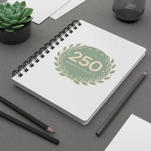 250th Anniversary Journal – Sage Spiral Notebook - Dipaliz - Journals