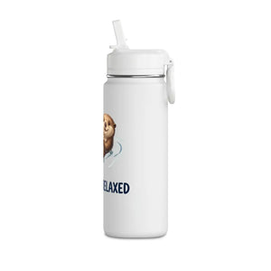Original DipaliZ otter design printed across a 20 fl oz mini water bottle