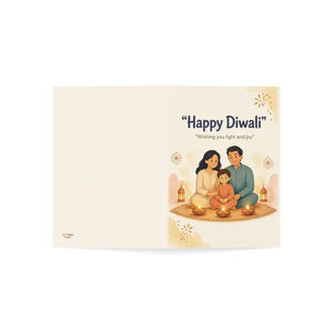 Happy diwali greeting card – family festival of lights wishes - cards