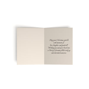 Pack of Merry Christmas, Greeting cards with message  (8, 16, and 24 pcs)