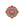Colorful lotus mandala kiss-cut vinyl decal - home decor decals