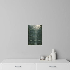 Three depths of green in the DipaliZ forest calendar decal artwork