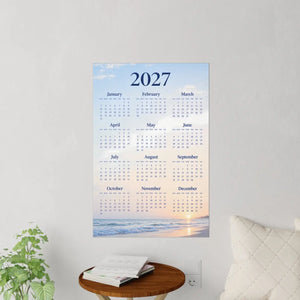 Ocean horizon artwork on the DipaliZ 2027 wall decal calendar