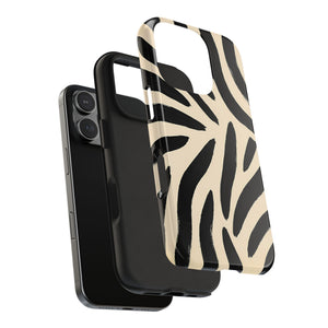 Zebra Print Tough Phone Case