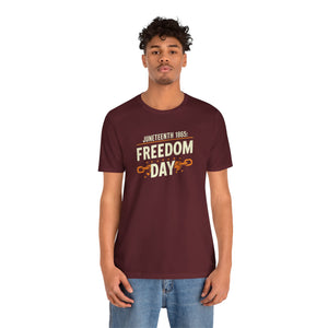 Juneteenth, Freedom Day, Unisex Jersey Short Sleeve Tee