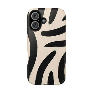 Abstract Zebra Print Phone Case