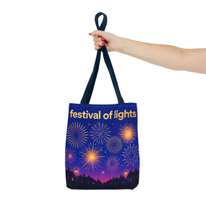 Festival of Lights Tote Bag — Fireworks Night Market Shopper