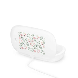 Floral wireless charger - uv phone sanitizer & charging pad - chargers