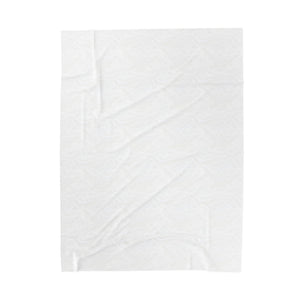 Plush Baby Blanket — Pastel Elephant Pattern Velveteen Throw