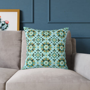 Geometric Moroccan Pattern Square Pillow