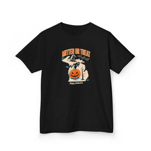 Kids halloween “mitten or treat” pumpkin michigan t-shirt - t-shirts