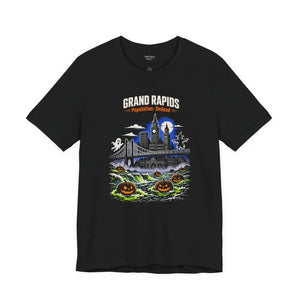 Grand rapids halloween skyline t-shirt - t-shirts