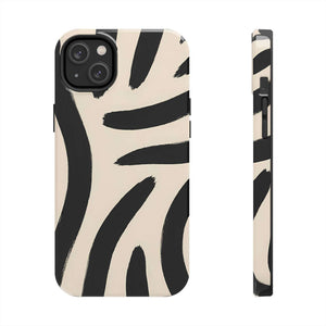 Abstract Zebra Print Phone Case
