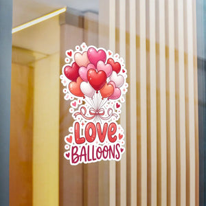DipaliZ Love Balloons Kiss-cut Vinyl Decals Satin Finish