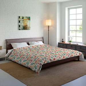 Pastel flowers comforter - quilts & comforters