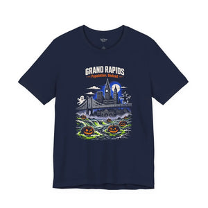 Grand rapids halloween skyline t-shirt - t-shirts
