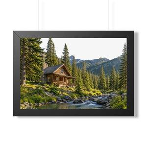 Dipaliz stream flowing framed poster museum paper - prints