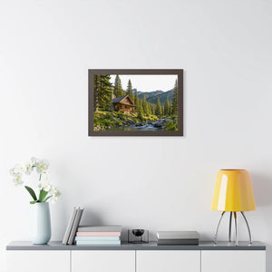 Dipaliz stream flowing framed poster museum paper - prints