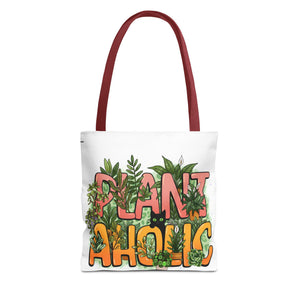 Plantaholic Tote Bag — Cute 'Plant Aholic' Eco Shopper for Plant Lovers