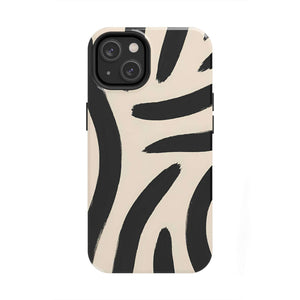 Abstract Zebra Print Phone Case