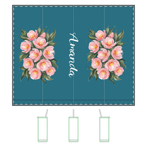 Pink floral Maker Sip Tumbler,  20oz