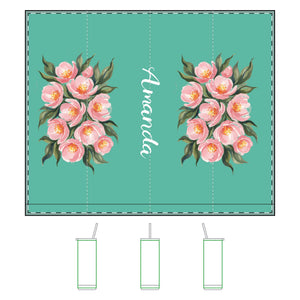Pink floral Maker Sip Tumbler,  20oz