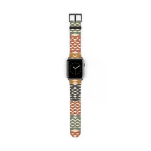 Matte hardware finishes available for the DipaliZ boho Aztec watch band