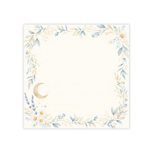 Moon & Wildflower Post-it Note Pads — Floral Sticky Notes for Desk, Planner & Gifts