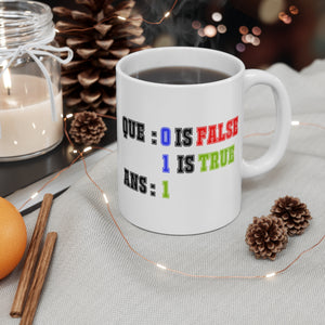 Programming true false Mug, 11oz