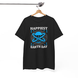 Happiest, Earth Day, Unisex Heavy Cotton Tee