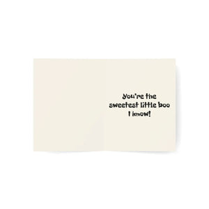Spooky cute halloween greeting card - cards