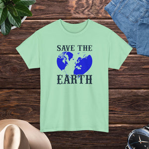 Save the earth, Earth Day, Unisex Heavy Cotton Tee