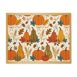 DipaliZ 18 by 14 inch harvest table mat on a vintage cream ground
