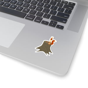 A Squirrel with nut, Kiss-Cut Stickers
