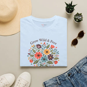 Grow Wild & Free Floral T-Shirt
