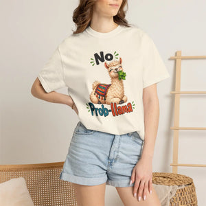 No probllama funny llama t-shirt - t-shirts