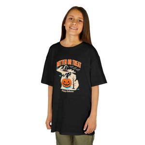 Kids halloween “mitten or treat” pumpkin michigan t-shirt - t-shirts
