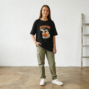 Kids halloween “mitten or treat” pumpkin michigan t-shirt - t-shirts