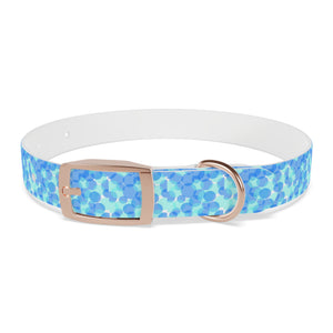 Blue spheres Dog Collar
